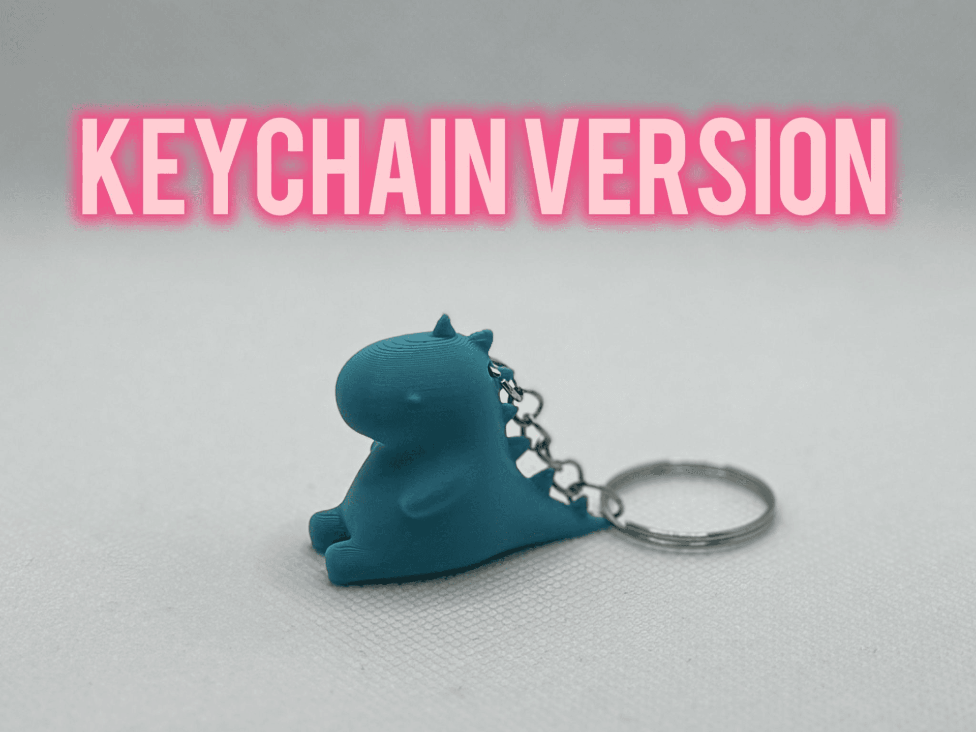 Cute Mini Dino KeyChain image 2