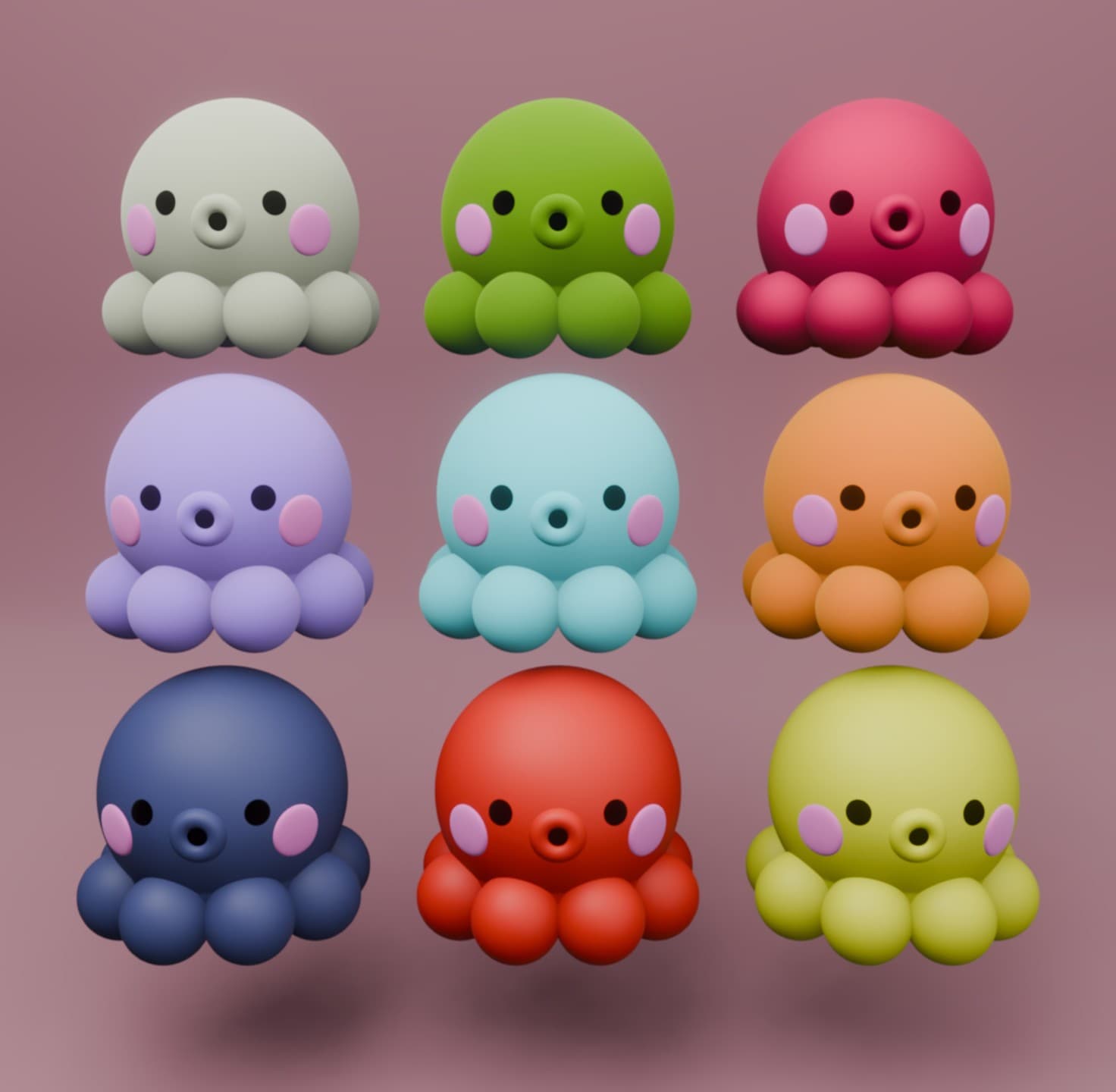 Chibi Octo Buddy | Cute Mini Octopus (Surprise Edition!) image 2